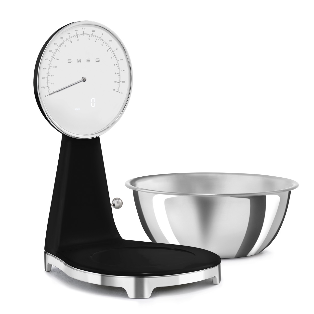 SMEG, Küchenwaage KSF01BLWW, Schwarz