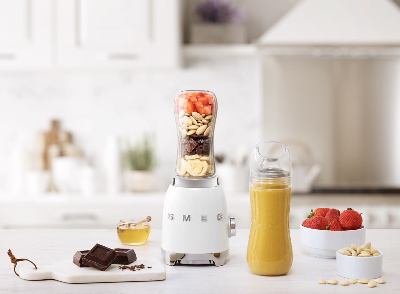 SMEG, Mini-Standmixer PBF01WHEU, Weiß