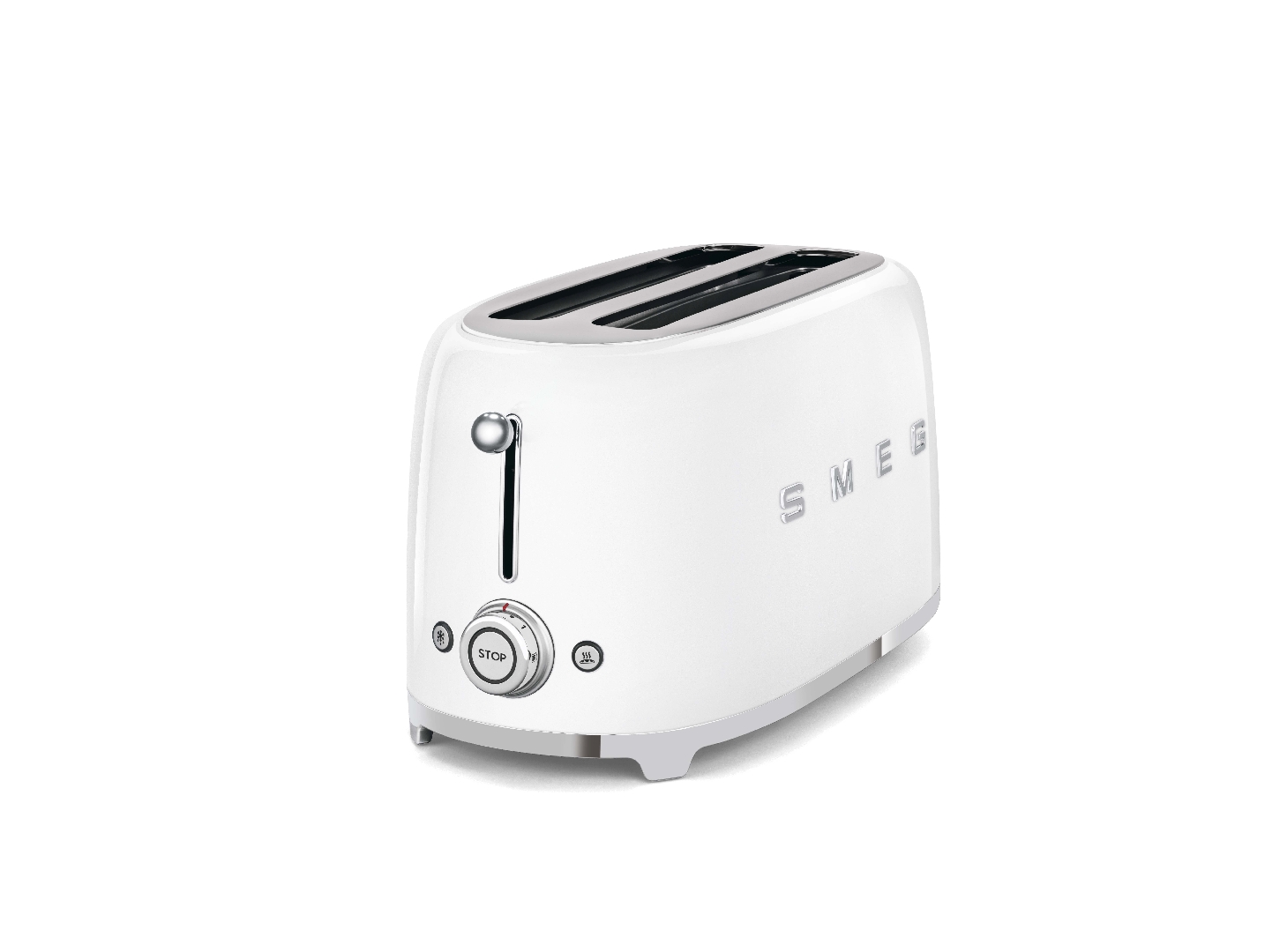 SMEG, 4-Scheiben-Toaster, weiß, TSF02WHEU