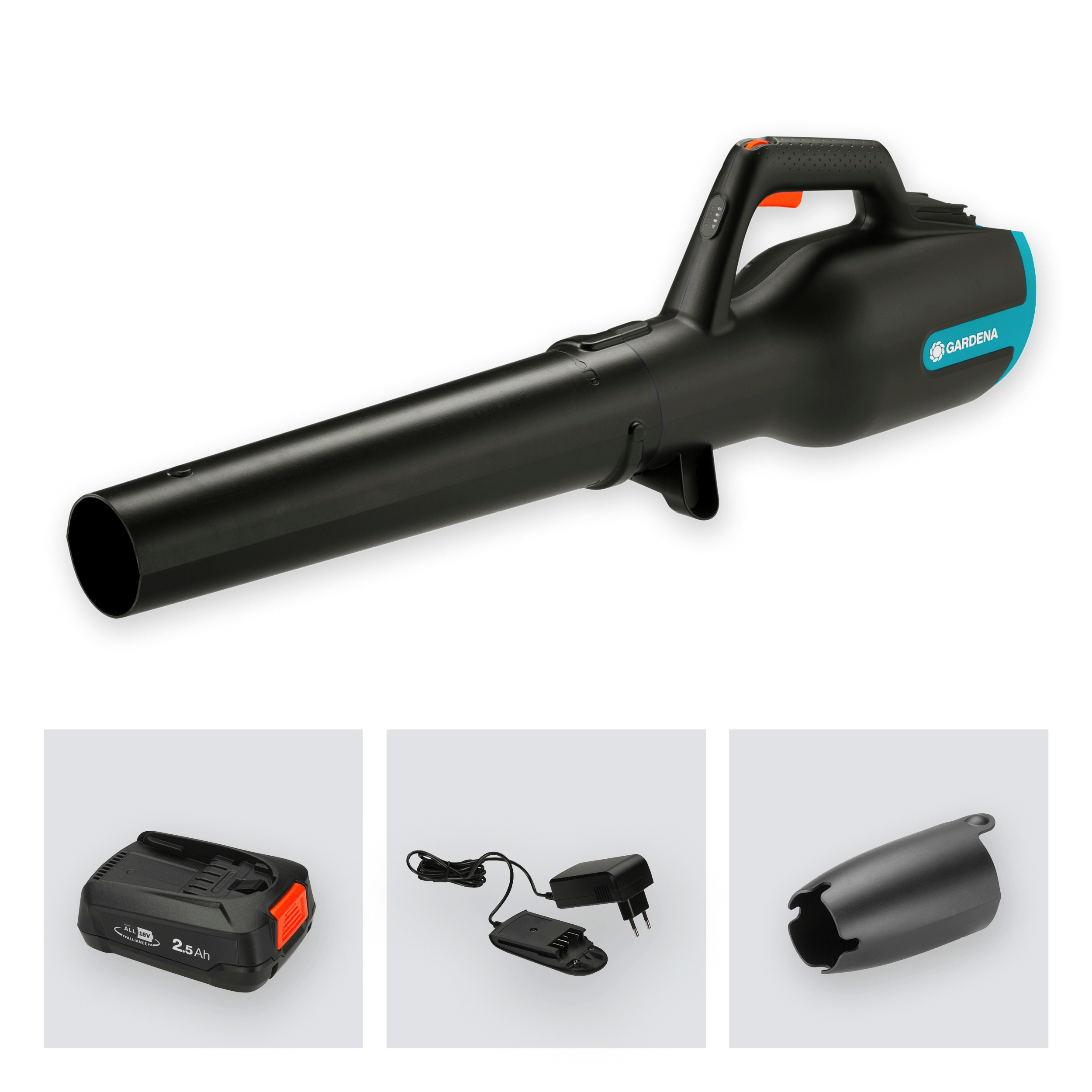 Gardena, Akku-Bläser PowerJet 18V P4A Ready-To-Use Set, #14890-20