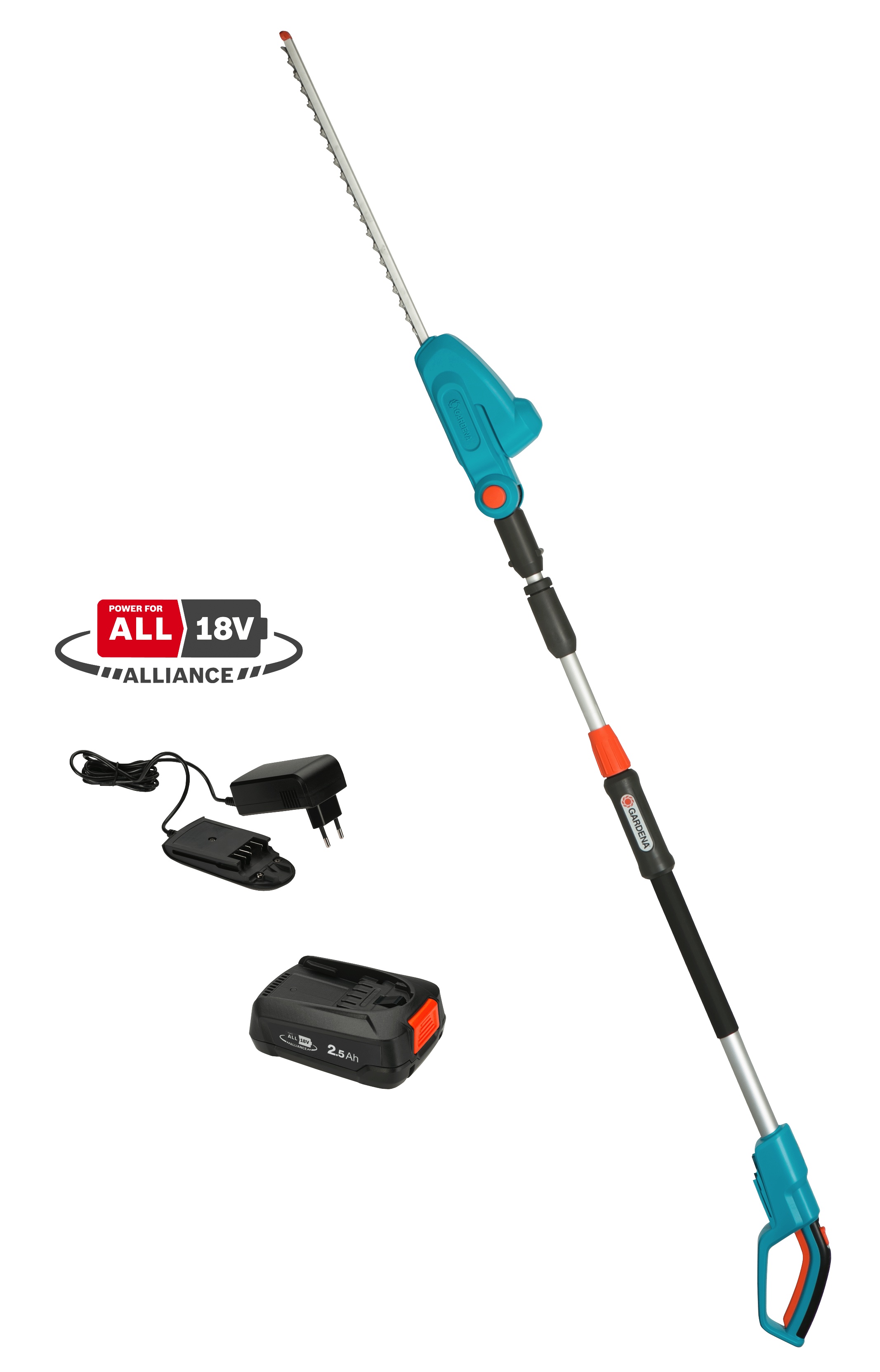 Gardena, Akku-Teleskop-Heckenschere THS 42/18V P4A Ready-To- Use Set, #14732-20